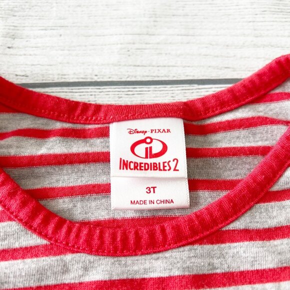 Disney Pixar Incredibles Graphic Striped Tank Top - Picture 3 of 5